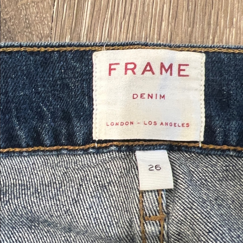 Frame Heritage Le Sylvie Slender Straight denim Size 26 - Picture 7 of 12